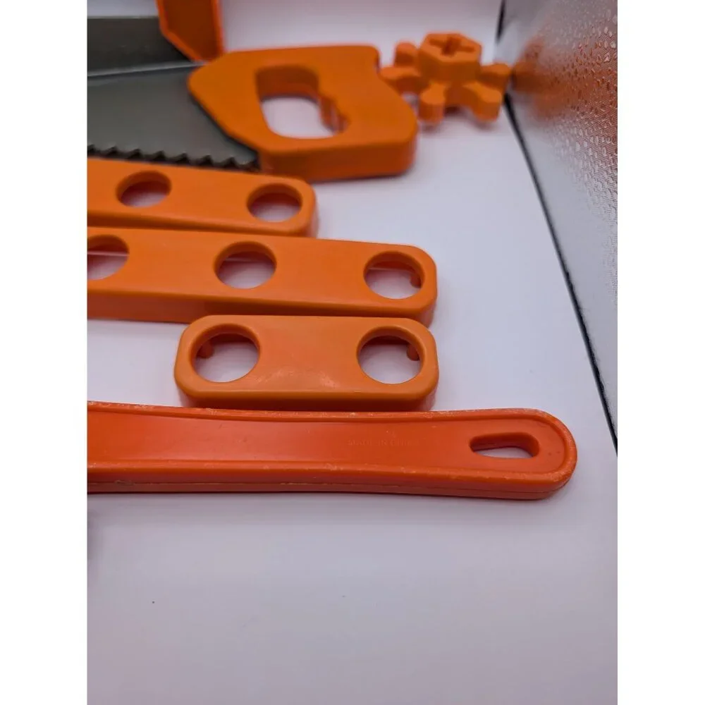 Little Tikes toy hammer orange & assorted pretend play‎ tool bench tools lot 8